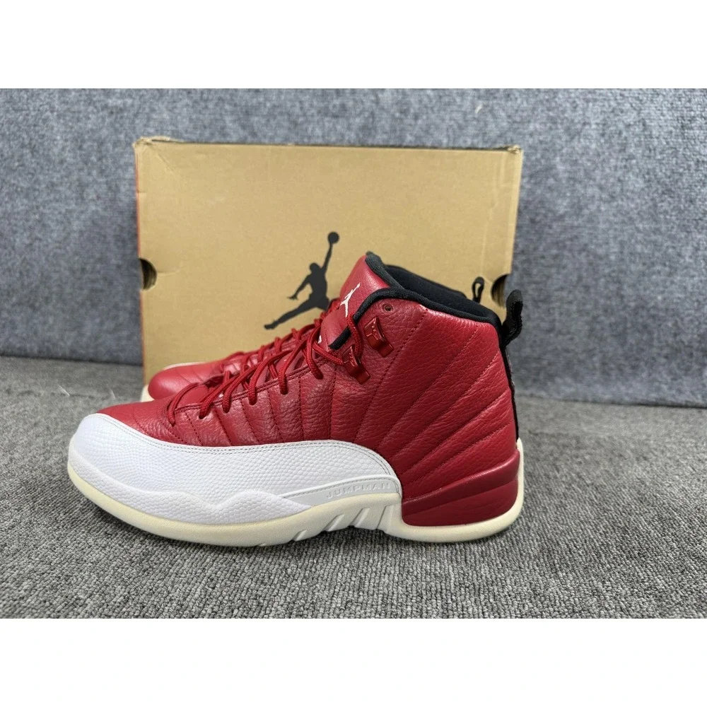 Nike Air Jordan 12 Retro Gym Red Shoes Mens 10 Red White Basketball 130690 600